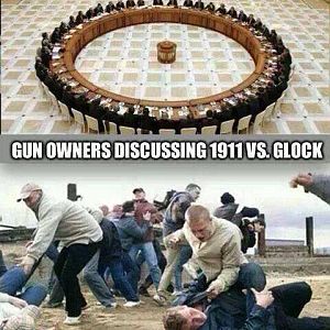 1911 Vs Glock