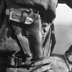 Lt. John Ernser, 26 - Sweetheart Gripped 1911A1 - Loiano, Italy 1945.